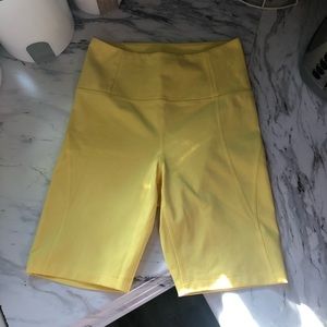 Girlfriend Collective High-Rise Bike Short, Lemon